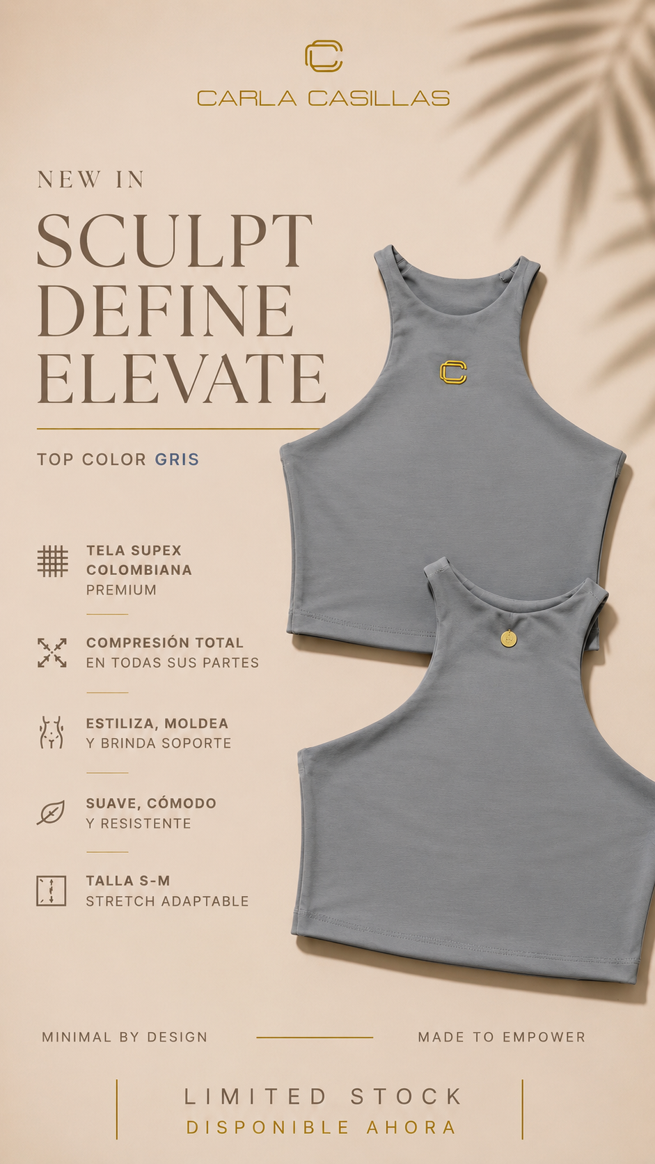 TOP COLOR GRIS