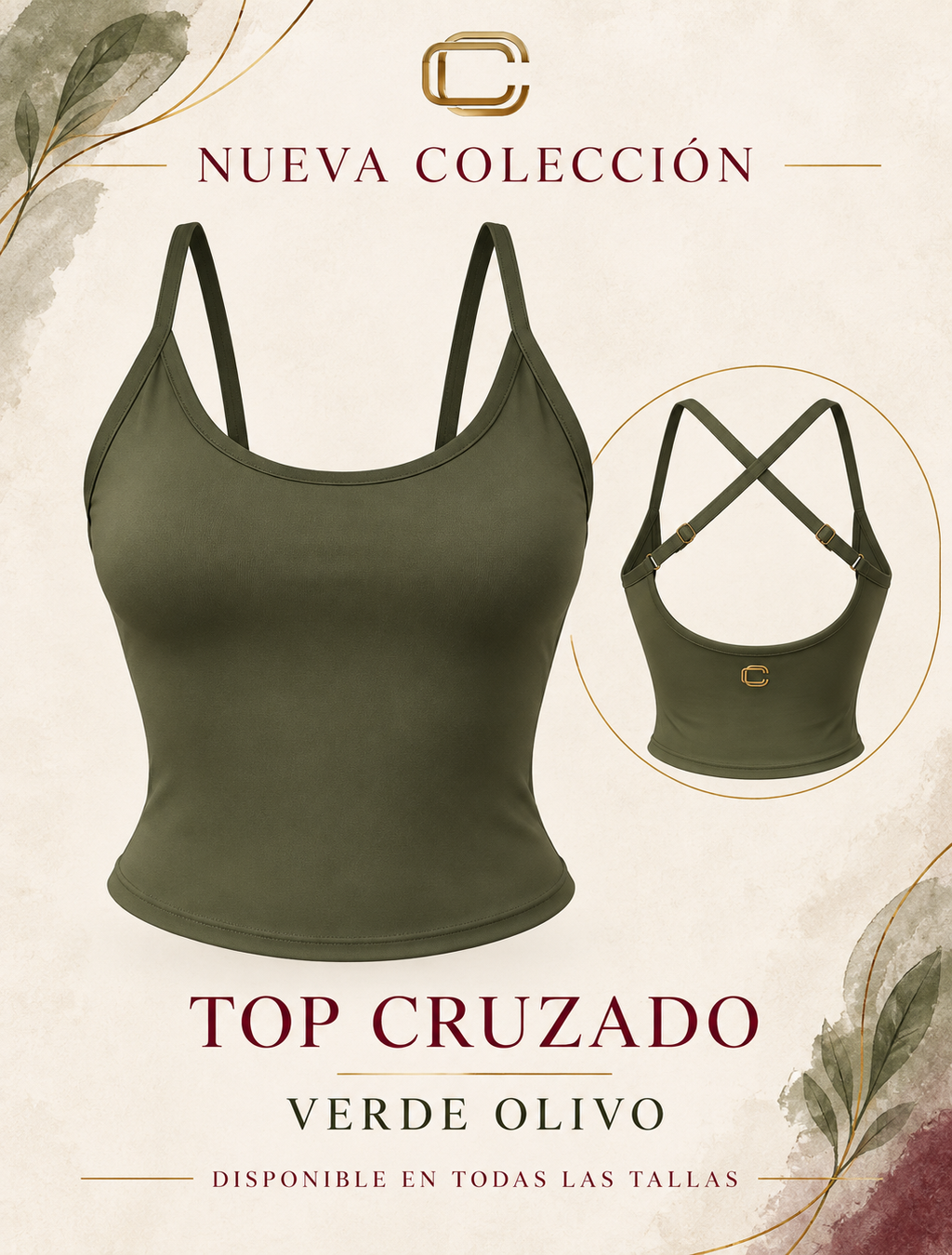 L - XL TOP AJUSTABLE VERDE LULO